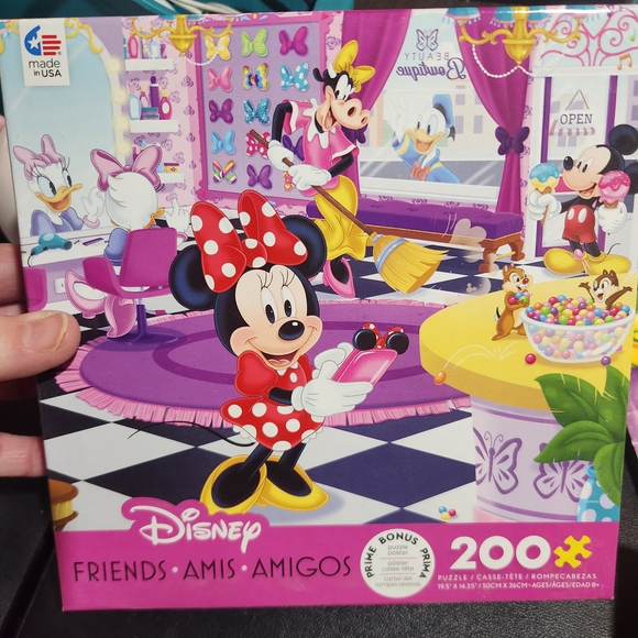 Disney Minnie Mouse Puzzle - Pink, Purple, Yellow - Picture 1 of 4